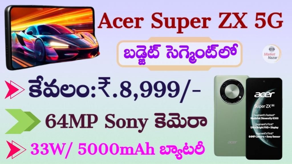 Latest Acer Super ZX 5G