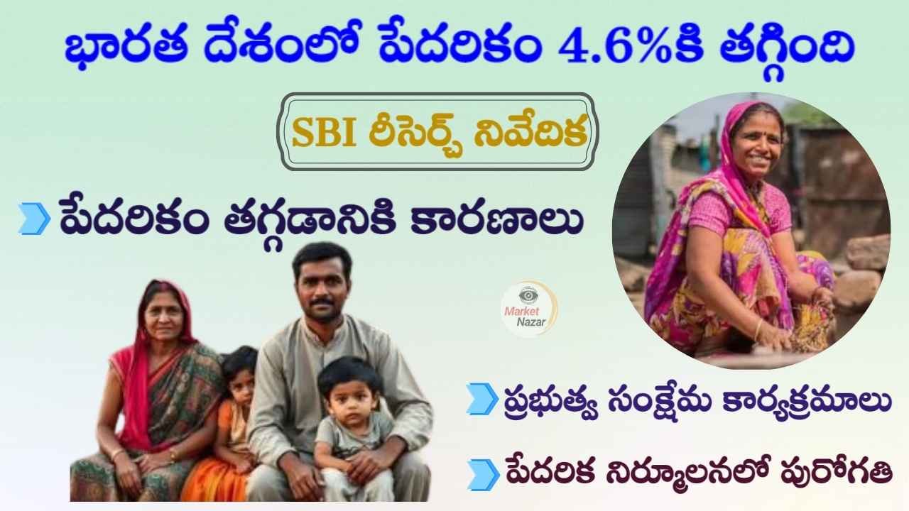 India Poverty Declined to 4.6%