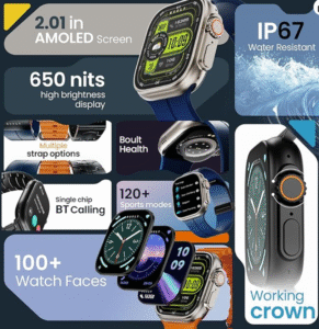 Boult Newly Crown Pro Smart Watch 2.01