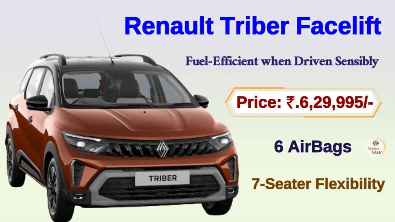 Renault Triber Facelift Launched in India 2025