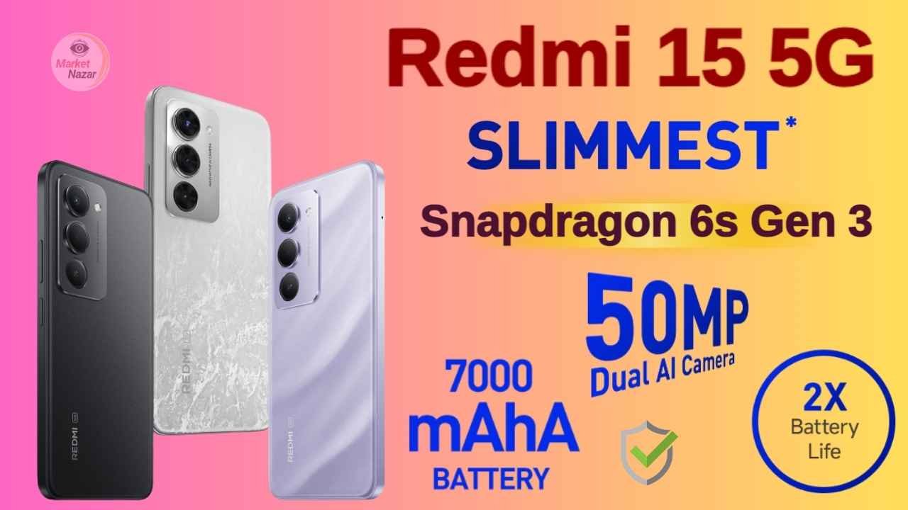 Redmi 15 5G Launch India 2025
