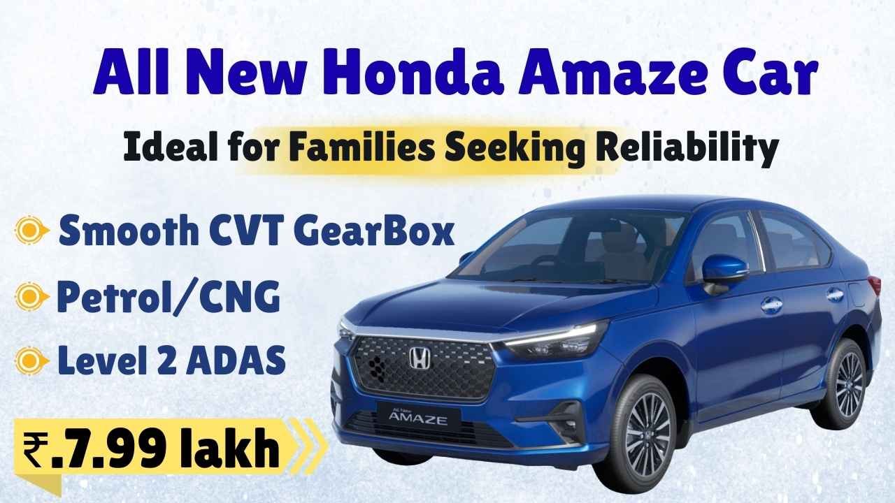 All New Honda Amaze 2025