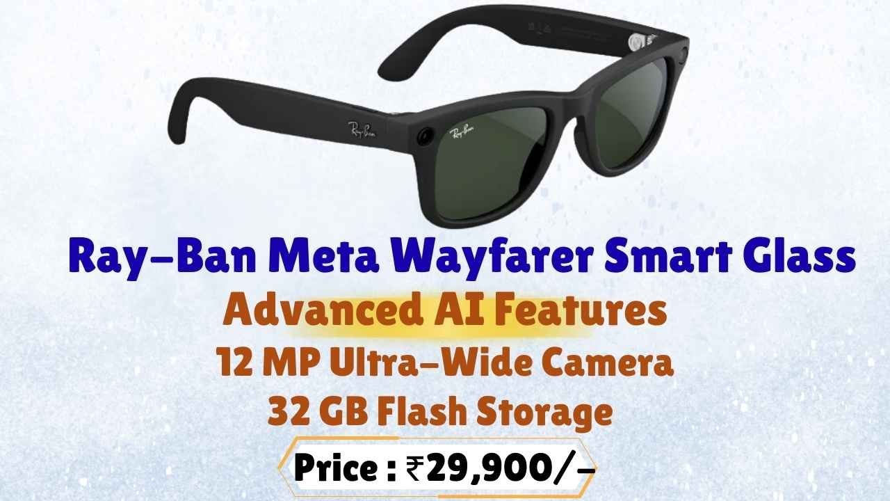 New RayBan Meta Wayfarer Smart Glasses
