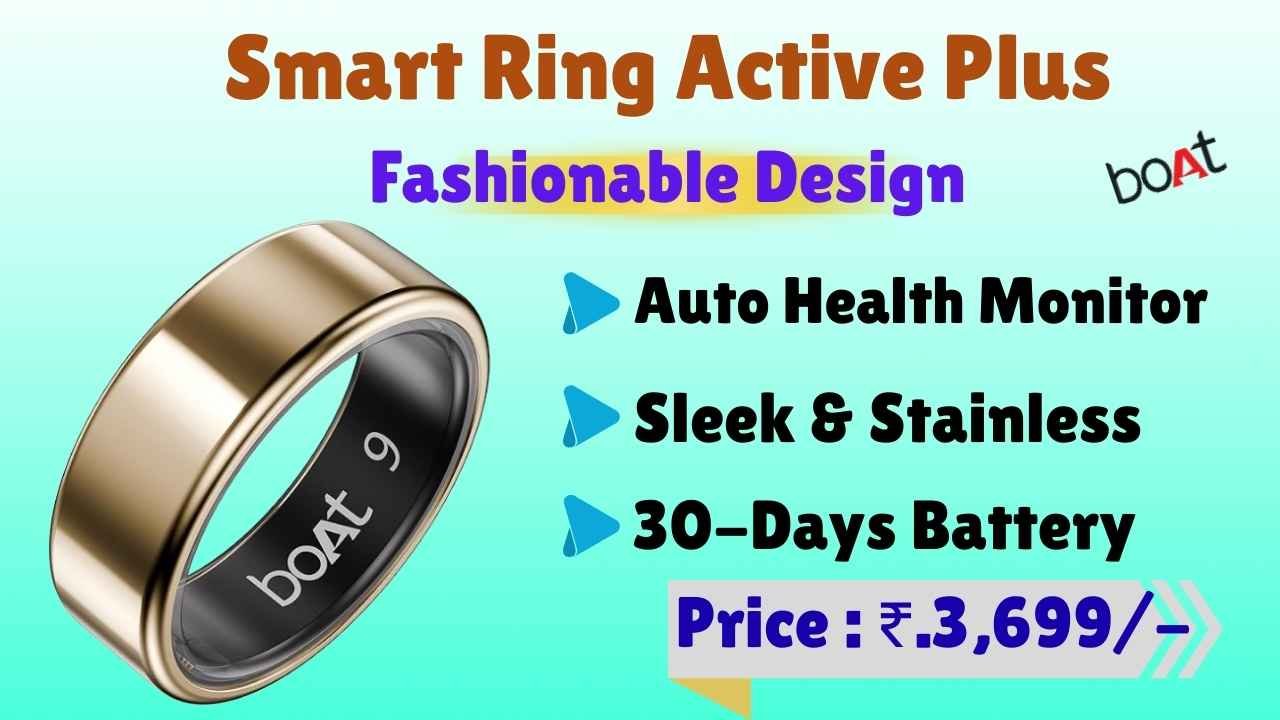 New BoAt Smart Ring Active Plus 2025