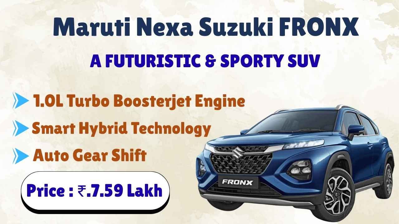 Latest Maruti Nexa Suzuki FRONX 2025