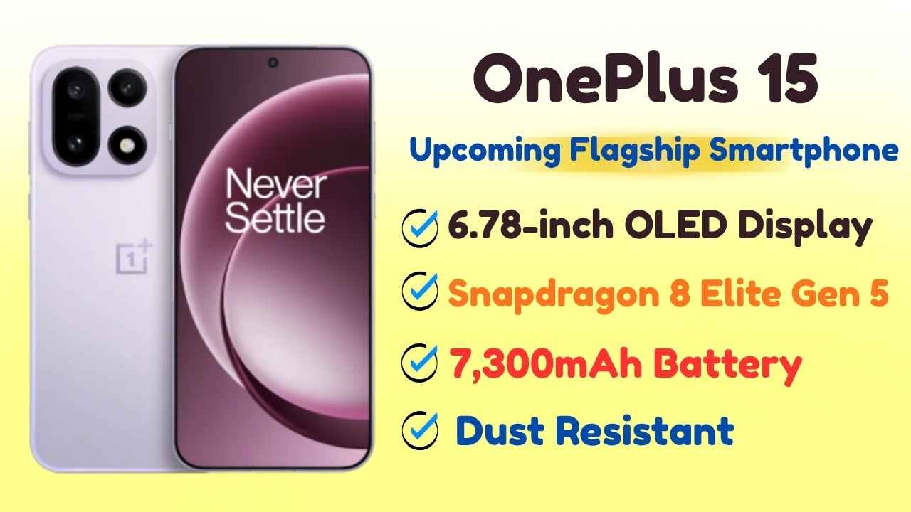 Upcoming OnePlus 15 Details 2025