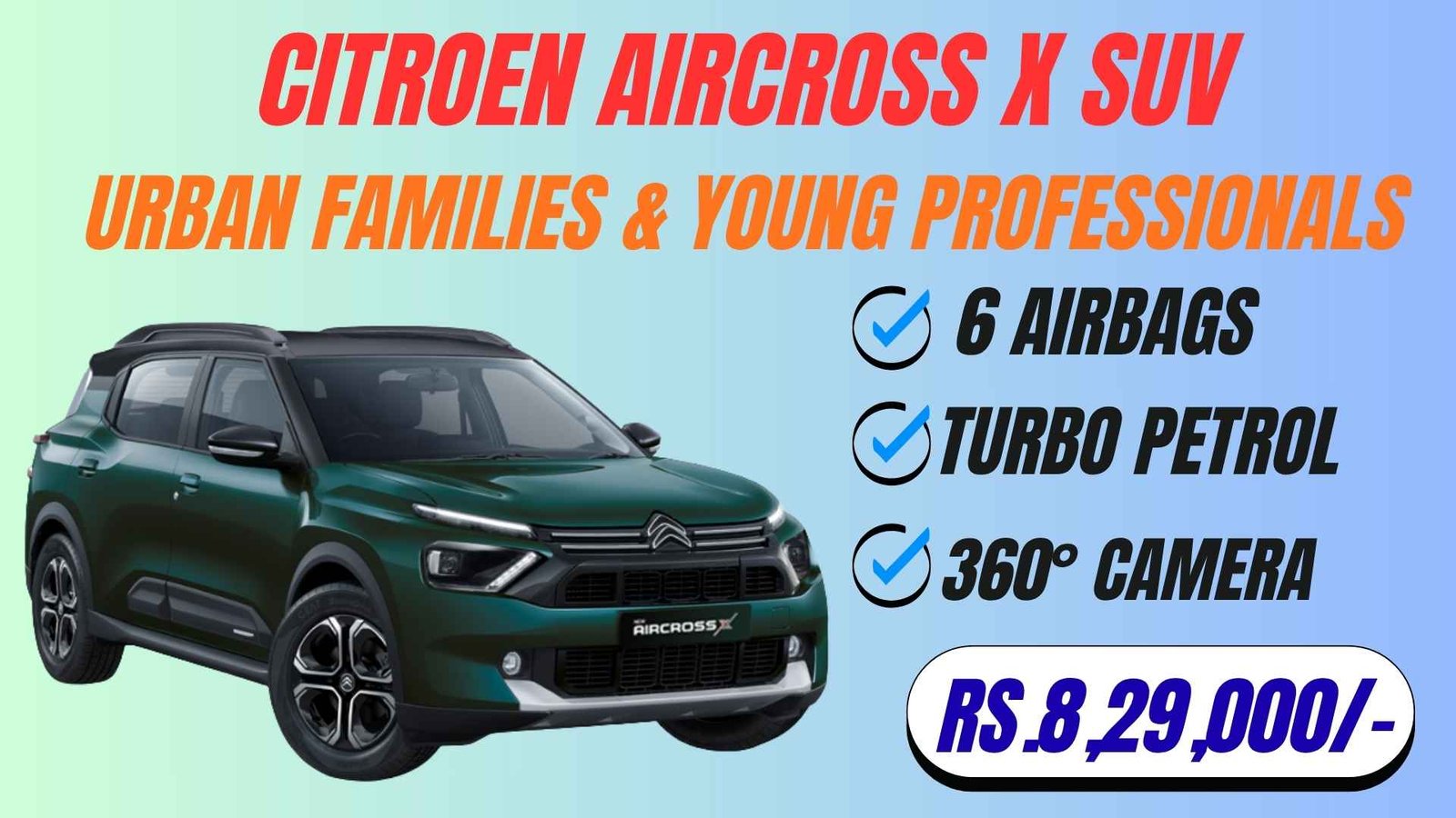 Latest Citroen Aircross X SUV 2025