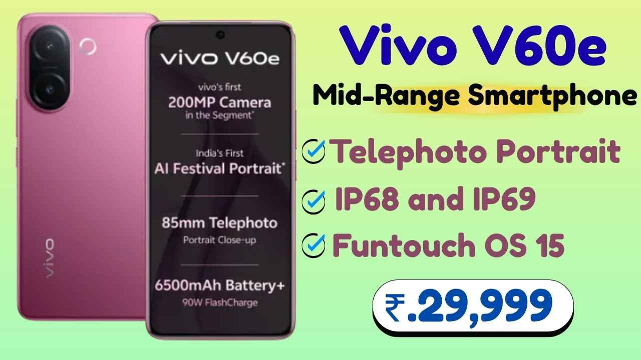 Latest Vivo V60e Smartphone